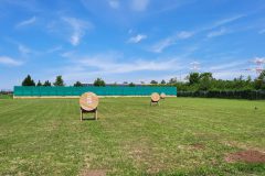 Der neue Bogenplatz in seiner ganzen Pracht.