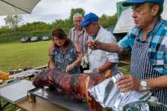 Spanferkelgrillen zum Sommerfest 2022